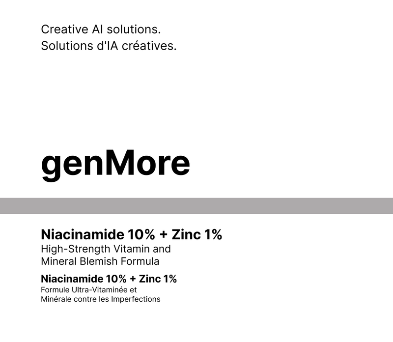 Label artwork reference for the product packaging